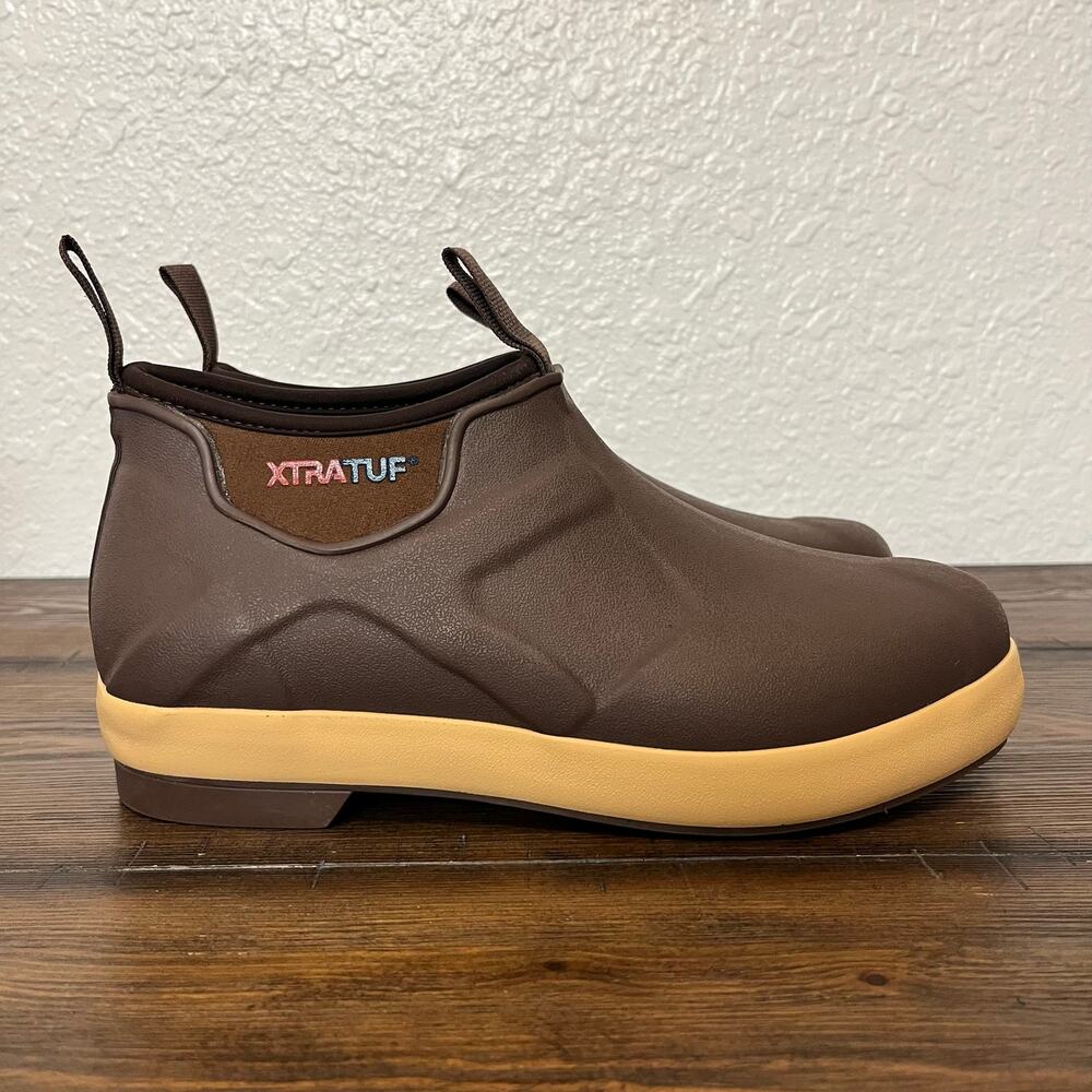 XTRATUF II Neoprene Fishing Boots Mens Size 9 Brown